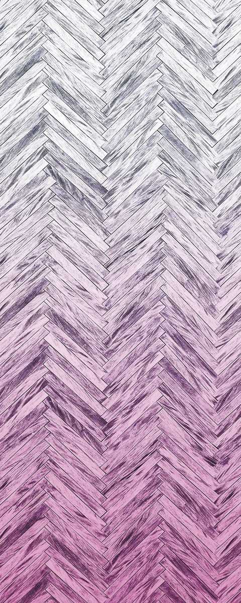 Panel Herringbone Pink Panel