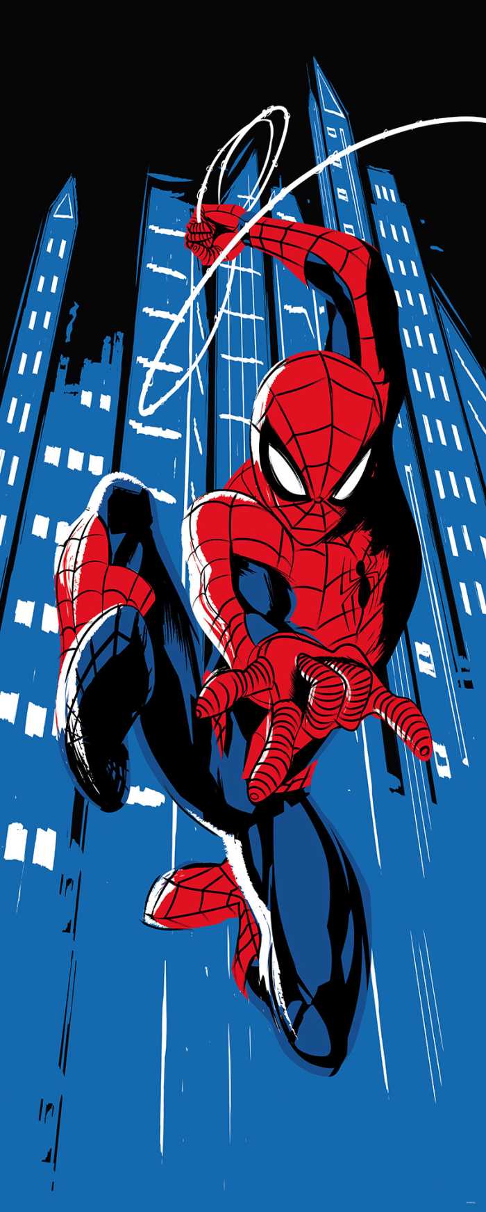 Digitaldrucktapete Spider-Man Rooftop-Rockin