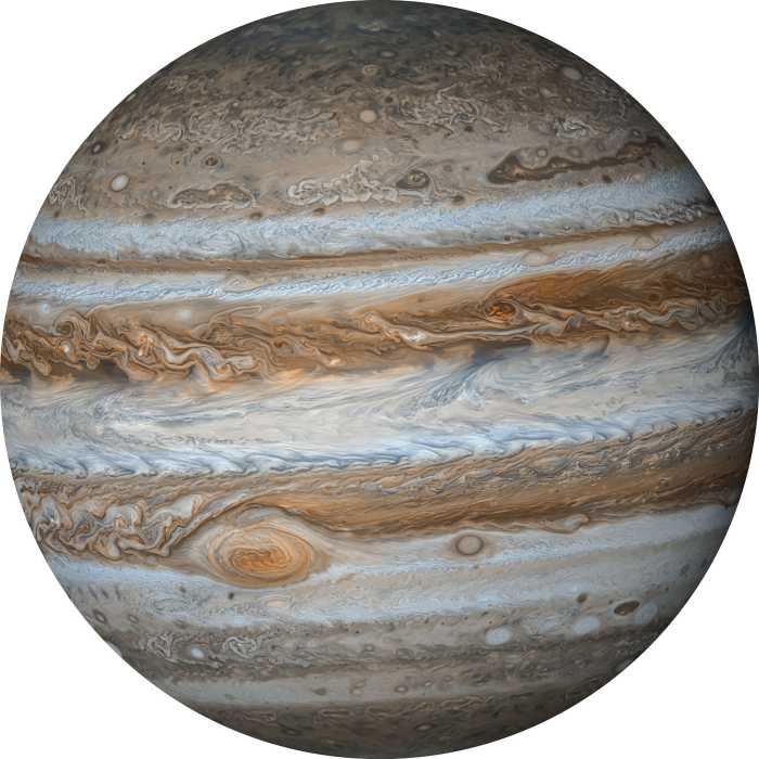 Runde Fototapete Jupiter