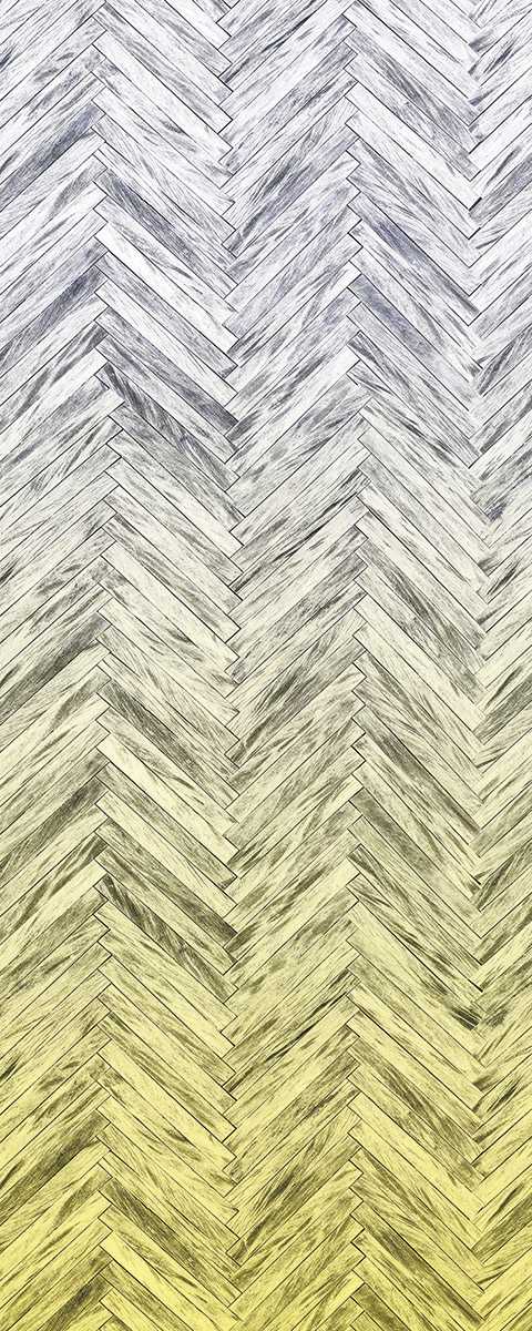 Panel Herringbone Yellow Panel