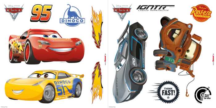 Fenstersticker Cars3