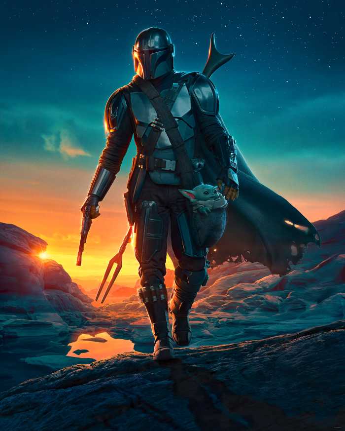 Digitaldrucktapete The Mandalorian Gunslingers