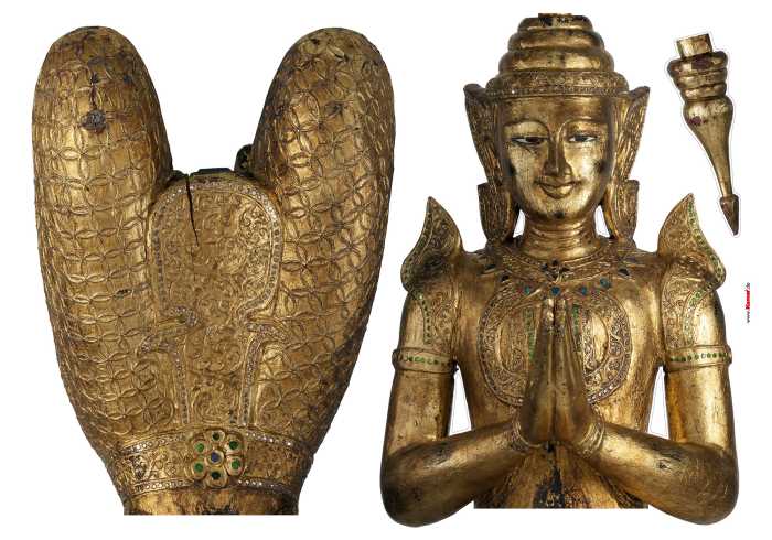 Wandtattoo Buddha
