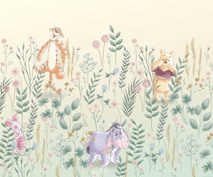 Digitaldrucktapete Winnie the Pooh - Hide and Seek