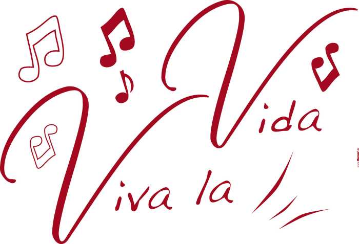 Wandtattoo Viva la Vida