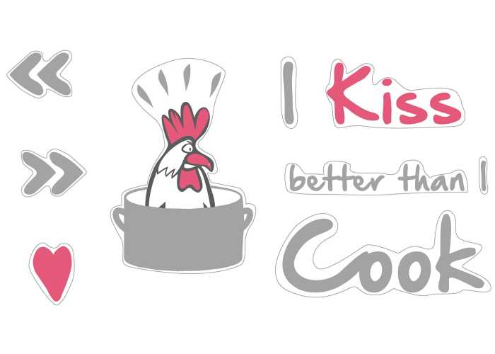 Wandtattoo I kiss better than