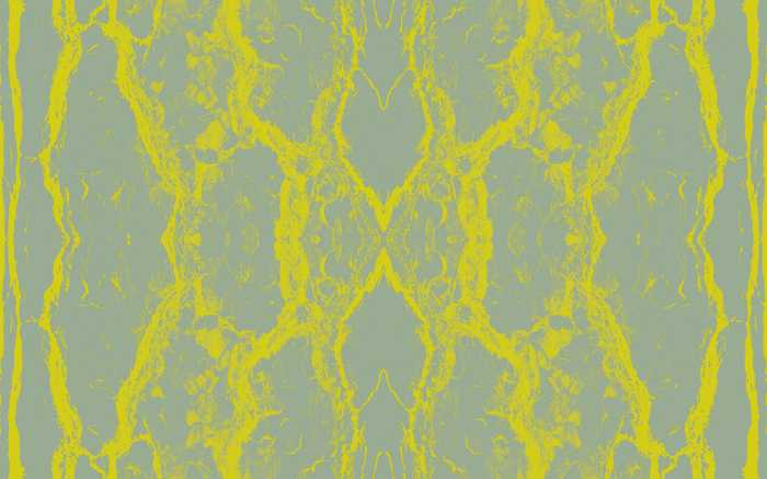 Digitaldrucktapete Oak Bark greygreen-yellow