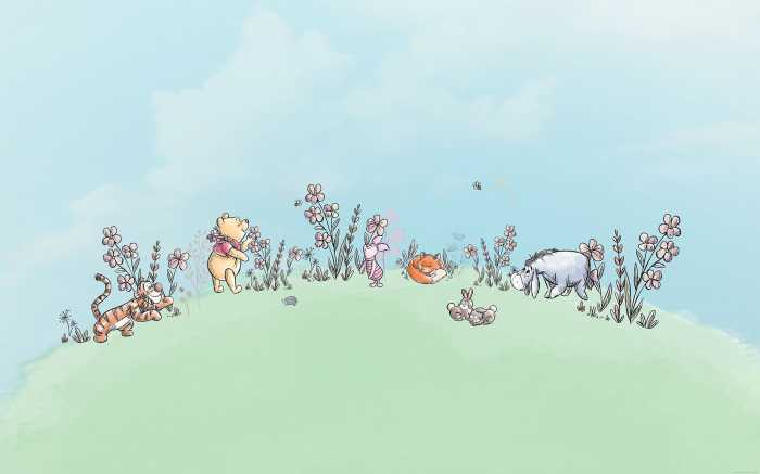 Digitaldrucktapete Winnie the Pooh - Curious Minds