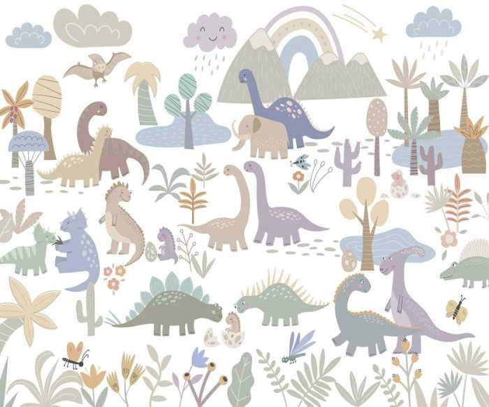 Standard Vlies Happy Dinos