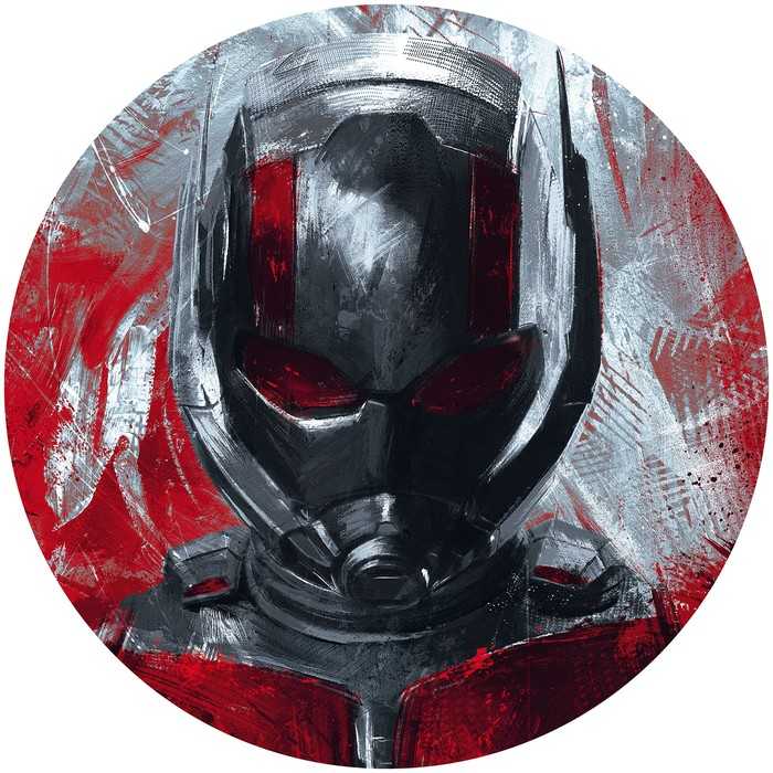 Selbstklebende runde Fototapete auf Vlies Avengers Painting Ant-Man