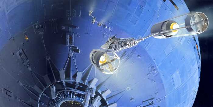 Standard Vlies Star Wars Classic RMQ Death Star Assault