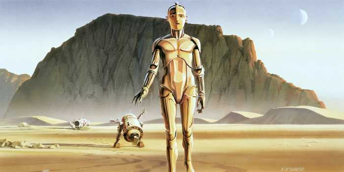 Standard Vlies Star Wars Classic RMQ Droids