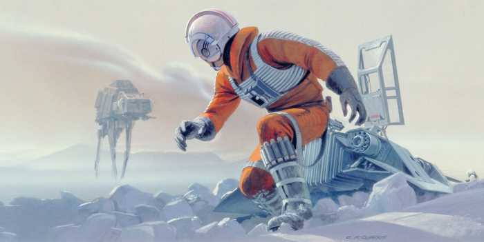 Standard Vlies Star Wars Classic RMQ Hoth Battle Pilot