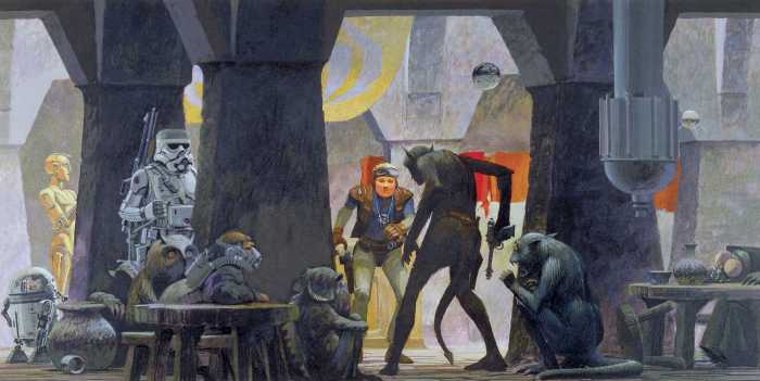 Standard Vlies Star Wars Classic RMQ Mos Eisley Streets