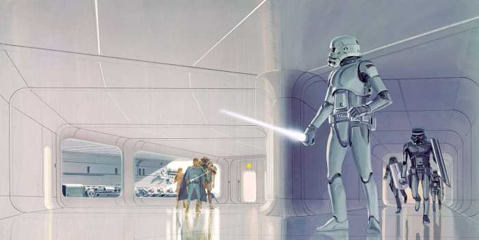 Standard Vlies Star Wars Classic RMQ Stormtrooper Hallway