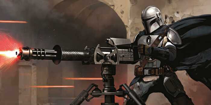 Standard Vlies Star Wars The Mandalorian Blaster