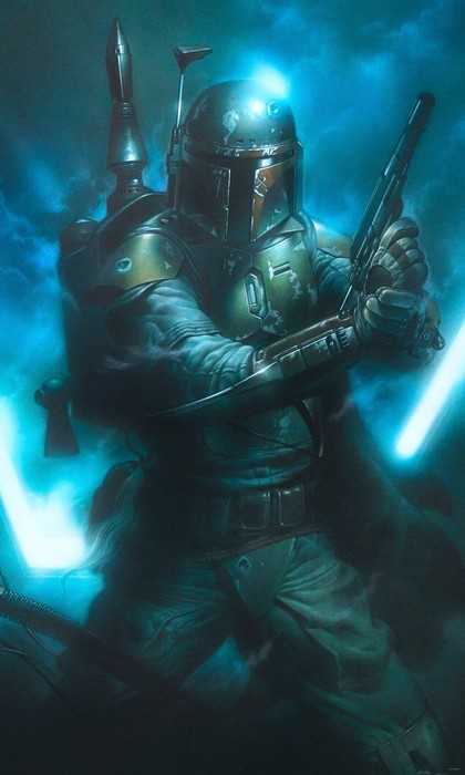Standard Vlies Star Wars Classic Bounty Hunter
