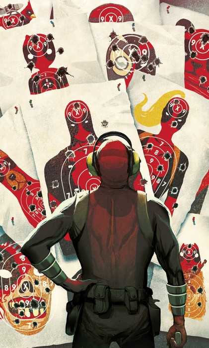 Standard Vlies Marvel Deadpool Target Shooting
