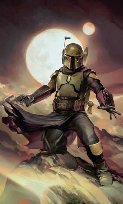 Standard Vlies Star Wars Boba Fett Epic