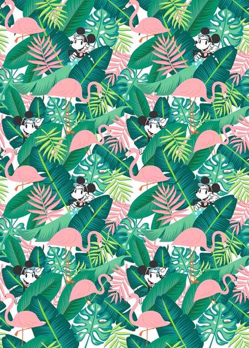 Standard Vlies Minnie Tropical