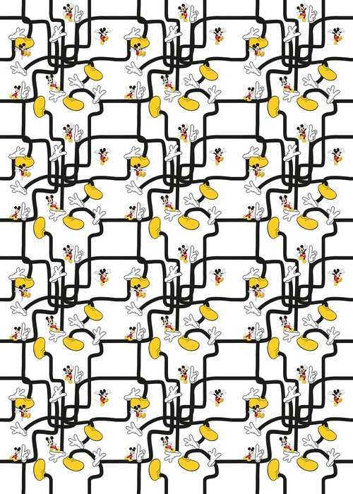 Standard Vlies Mickey Mouse - Foot Labyrinth