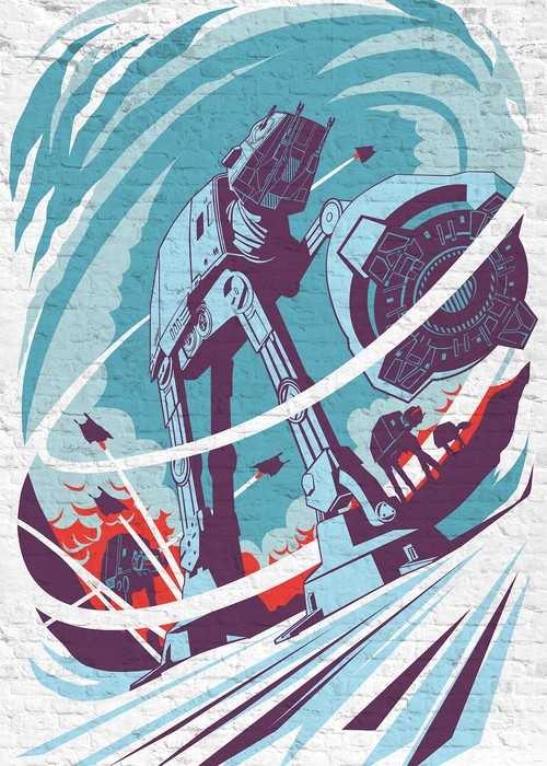 Standard Vlies Star Wars Classic Concrete Hoth