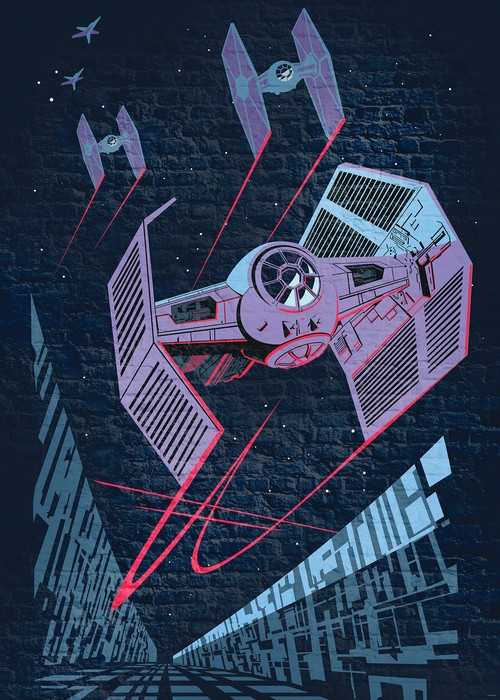 Standard Vlies Star Wars Classic Concrete TIE-Fighter