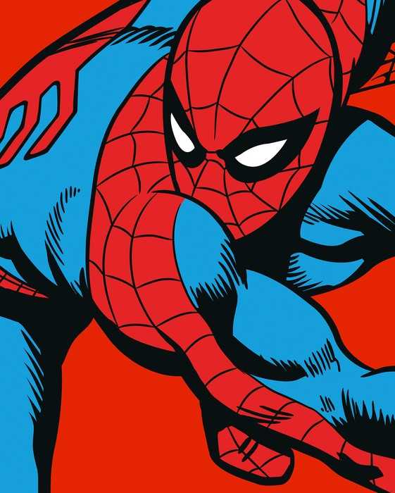 Standard Vlies Marvel PowerUp Spider-Man Watchout