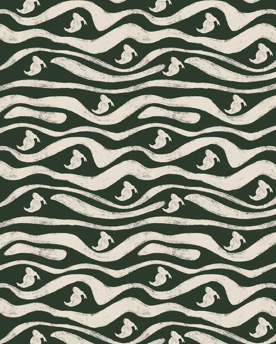 Standard Vlies Disney Donald Duck Green Waves
