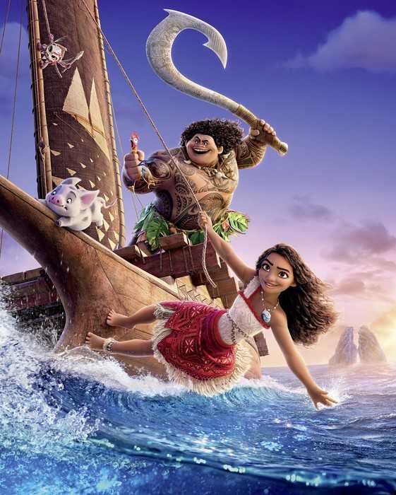 Standard Vlies Disney Moana 2 Feel The Ocean