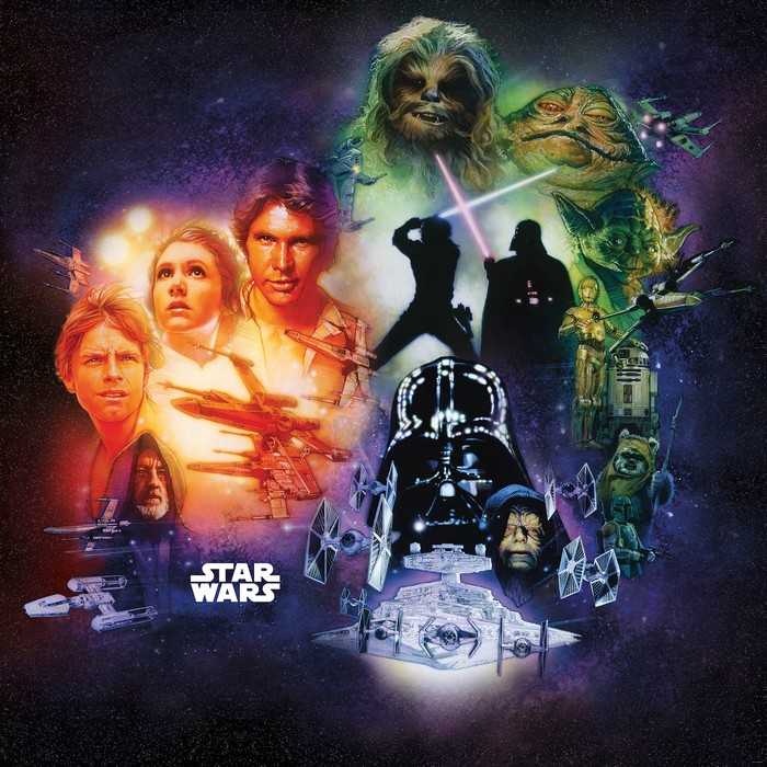 Standard Vlies Star Wars Classic Poster Collage