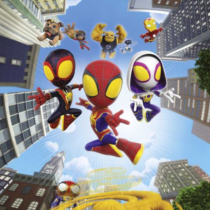 Standard Vlies Marvel Spidey and His Amazing Friends Web Spinners