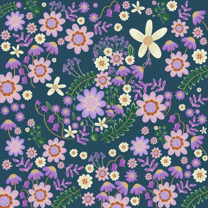 Standard Vlies Disney Minnie Mouse Gardening Club Blue
