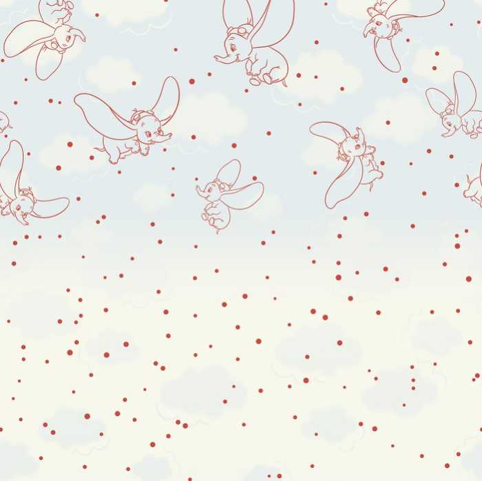 Standard Vlies Disney Dumbo Clouds