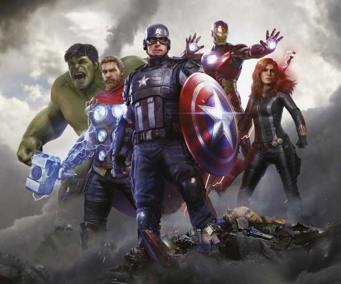 Standard Vlies Marvel Avengers Working Together