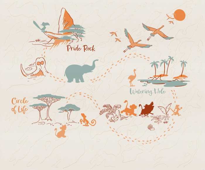 Standard Vlies Disney The Lion King Circle of Life