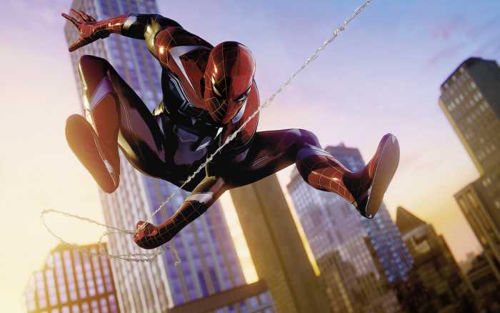 Standard Vlies Marvel Spider-Man Huge Jump