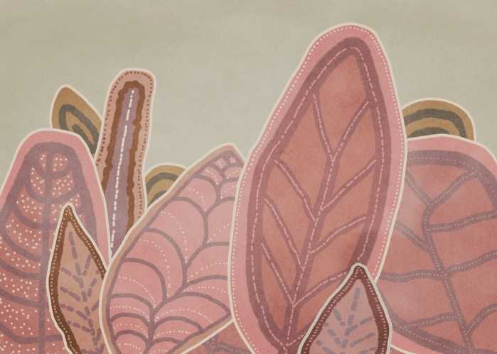 Standard Vlies Papunya Leafs