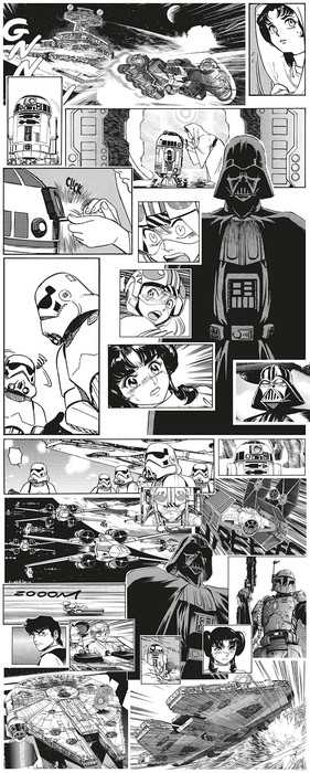 Standard Vlies Star Wars Manga Madness