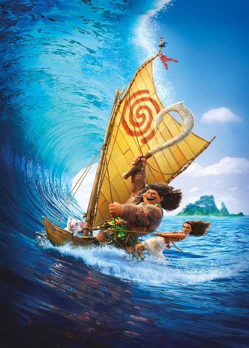 Standard Vlies Moana Ride the Wave