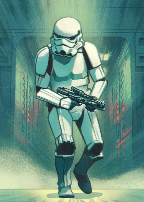 Standard Vlies Mandalorian Stormtrooper Print