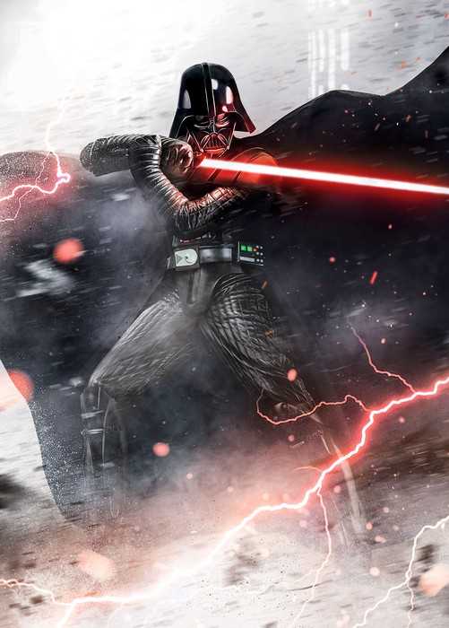 Standard Vlies Star Wars Vader Dark Forces