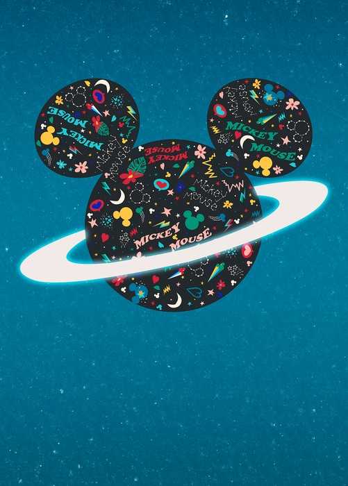 Standard Vlies Planet Mickey