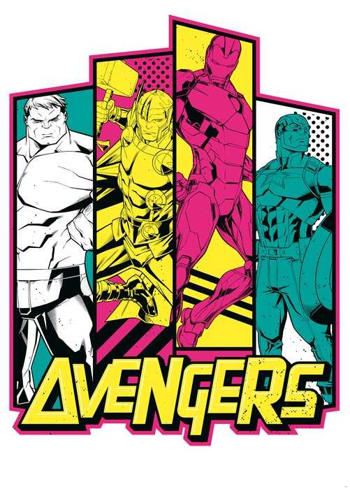 Standard Vlies Avengers Flash