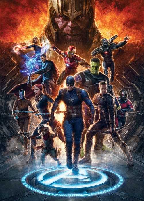 Standard Vlies Avengers vs Thanos
