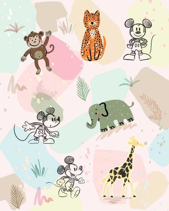 Standard Vlies Mickey Safari