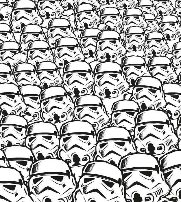 Standard Vlies Star Wars Stormtrooper Swarm