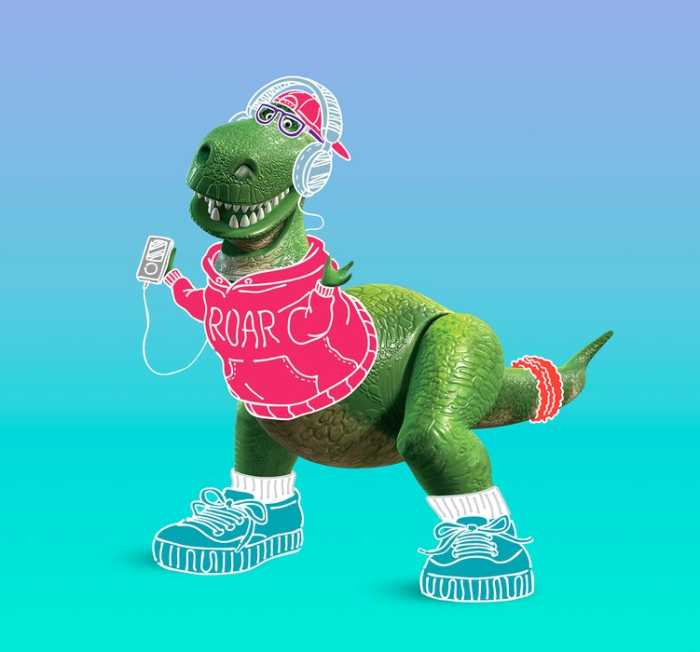 Standard Vlies Toy Story Roar