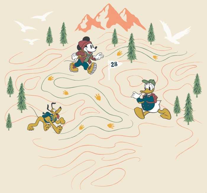 Standard Vlies Mickey Meets the Mountain