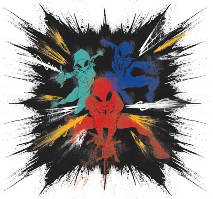 Standard Vlies Spider-Man Color Explosion